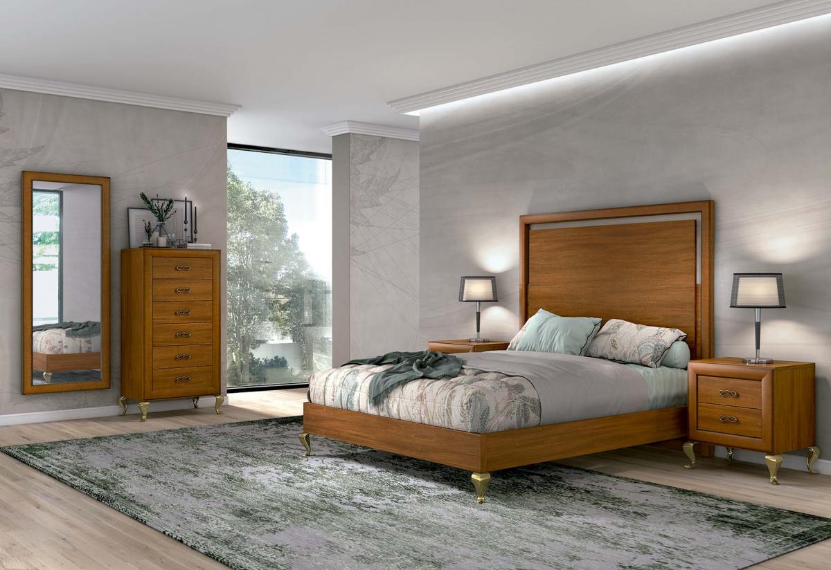 Dormitorio juvenil con cama arcón de 135 x 190 y zona estudio